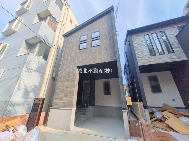 練馬区北町2丁目 全2棟 1号棟の外観|現地(2025年10月2日撮影)