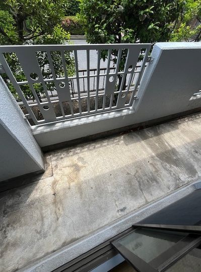 サンハイツ福田のバルコニー