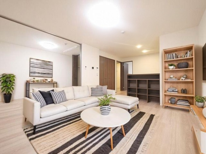 萩　Ⅰの居間・リビング|CGで家具等を配置したもので家具等は含まれません