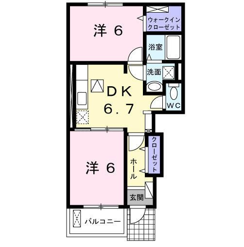 【間取り】 | フォレストヴィラＢ