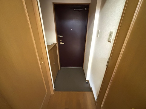 熊本市中央区九品寺６丁目の賃貸マンションの玄関