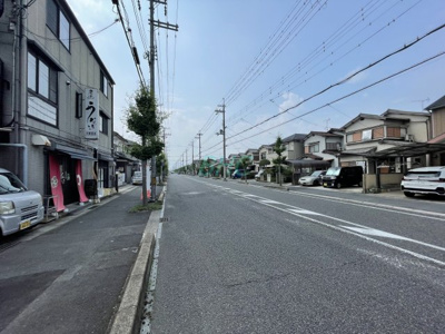 【前面道路含む現地写真】 | 草津市上笠４丁目