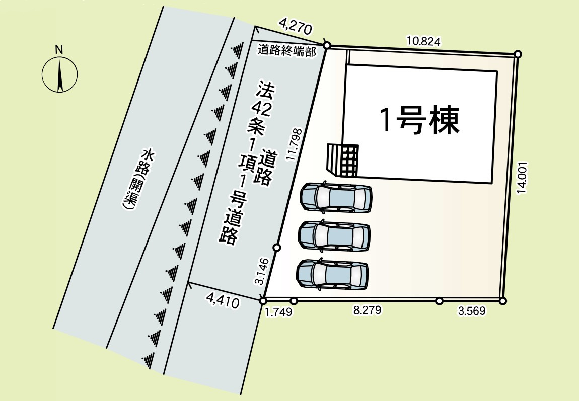 【新築戸建】前橋市茂木町第4の区画図|■区画図