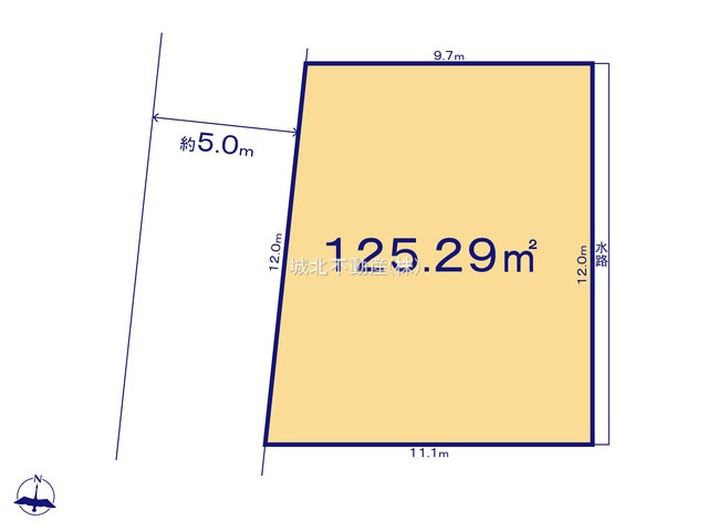 練馬区大泉学園町6丁目 限定1区画の区画図