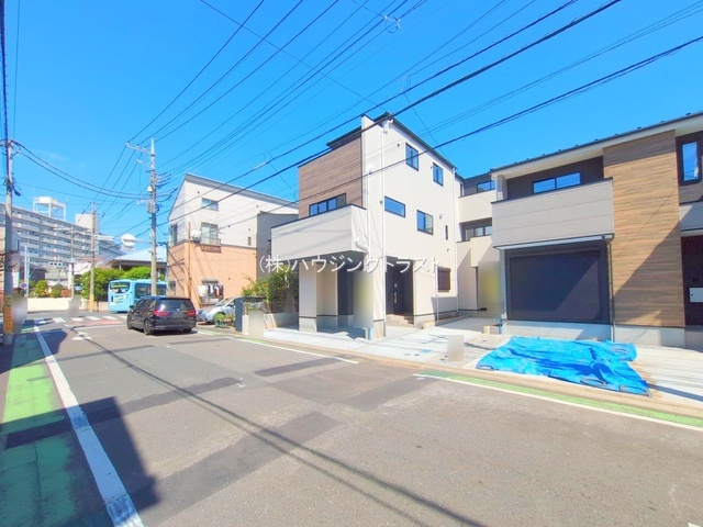仲介手数料無料　ケイアイグレース所沢市緑町11期・新築全3棟の前面道路含む現地写真