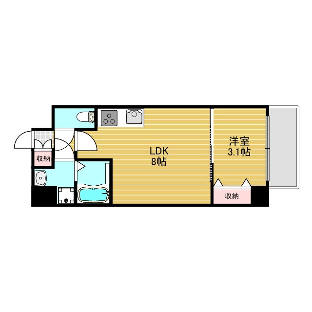 サンメゾン16の間取り