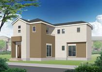 福岡市城南区友丘4丁目　新築戸建【2号棟】の外観パース