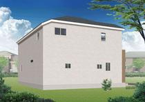 福岡市城南区友丘4丁目　新築戸建【2号棟】の外観パース