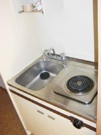 からたちビルのキッチン|※写真は同タイプの別室になります