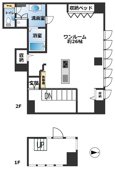 アクシルコート堀川今出川の間取り