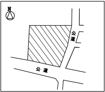 【区画図】 | 岡谷市長地梨久保2丁目 売地⑦ | 区画図
