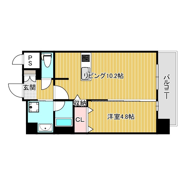 スプランディッド茨木天王の間取り