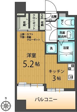ゴールド大濠の間取り