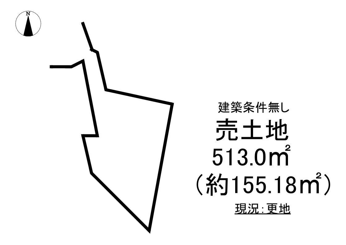 双葉郡富岡町大字仏浜字西原 売土地の土地図