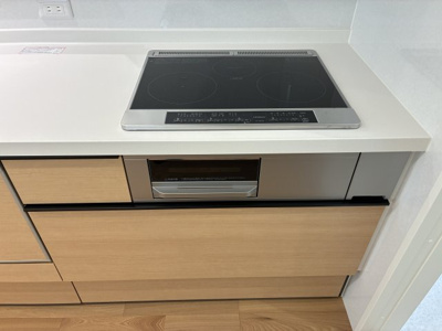 【キッチン】 | 大津市下阪本2丁目13　新築戸建 | コンロ
