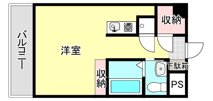 VIP薬院の間取り