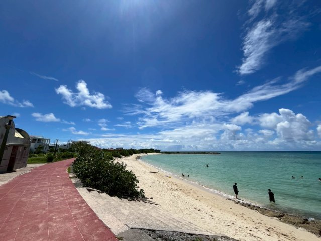 糸満市潮崎町　中古戸建の周辺|近隣：潮崎ビーチ