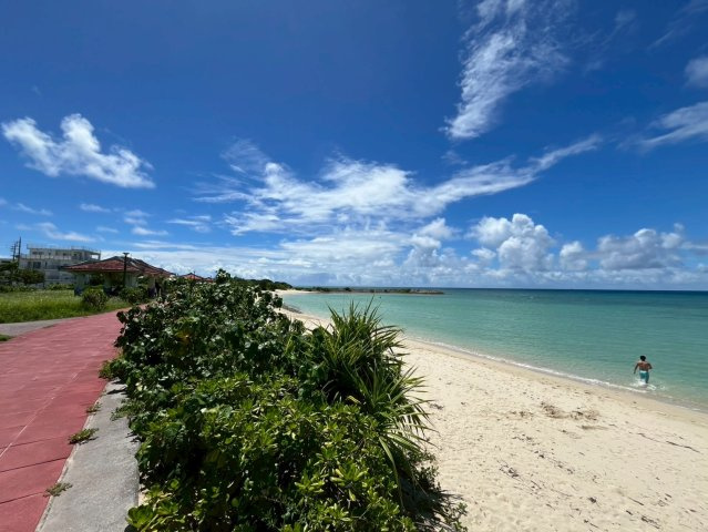 糸満市潮崎町　中古戸建の周辺|近隣：潮崎ビーチ