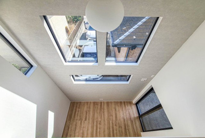 【前面道路含む現地写真】 | 藤沢市柄沢1丁目 新築戸建 全2棟