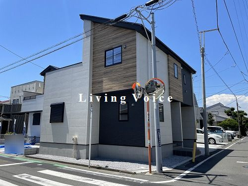 【外観パース】 | 【仲介手数料０円】藤沢市片瀬海岸5期　新築一戸建て　全3棟 | 1・2号棟【仲介手数料０円】藤沢市片瀬海岸5期　新築一戸建て　全3棟