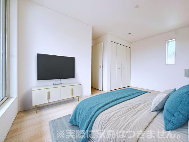 新築戸建・建売　郡山市富久山町福原第20　CRADLE GARDEN　全10棟の洋室|※家具を配置した場合のイメージ図になります！実際に家具はつきません。