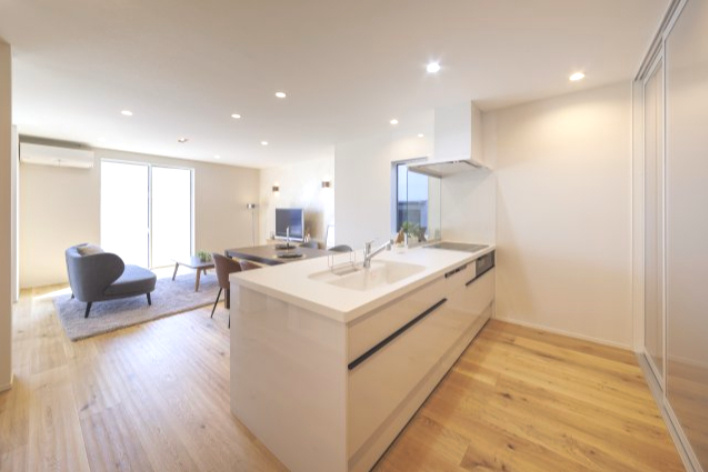 nattokuリノベ富士市宮島モデルハウスのキッチン