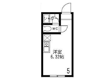 洋室６．３帖＋ロフト２．５帖