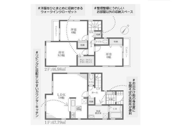 岸和田市西大路町3期の間取り