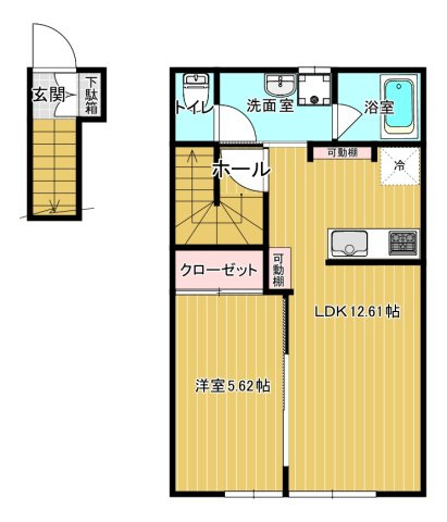 メゾンクレールの間取り