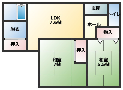 太田市上小林町中古戸建の間取り