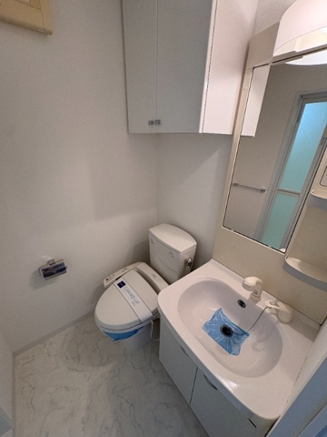 新品家具付きマンション日本橋人形町15(KaGood東京)の独立洗面台