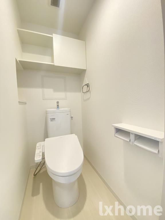 アクア プリータのトイレ|落ち着いた色調のトイレです