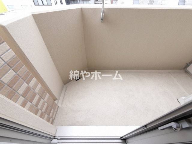 リッツ難波南Ⅱのバルコニー|バルコニー付きです