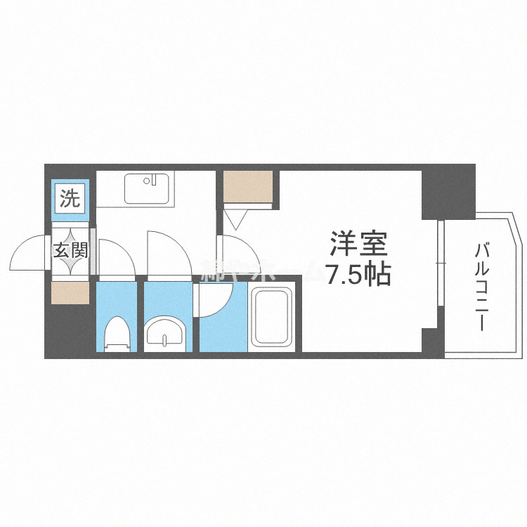 リッツ難波南Ⅱの間取り