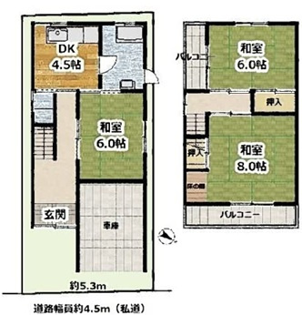 堺市中区大野芝町　古家付き土地のその他|建物が建っている状態です