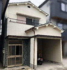 堺市中区大野芝町　古家付き土地の外観