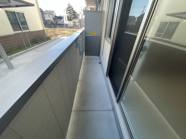 クレール林崎のバルコニー