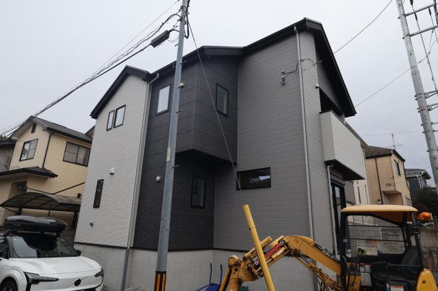 《仲介手数料無料》見沼区東大宮１丁目98-5(全1戸)新築一戸建てリガーレの外観|撮影日 2025年10月20日 13:00 曇り