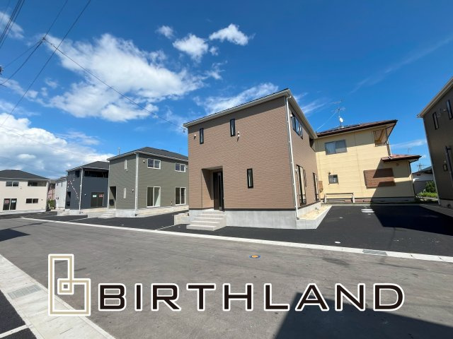 新築戸建・建売　郡山市富久山町福原　CRADLE GARDEN　全10棟の外観|車通りが少なく静かな住宅街に立地♪前面道路も穏やかな雰囲気でゆったりとした暮らしができます♪