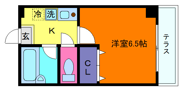 岡本南マンションの間取り