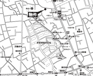 堺市中区福田　全13区画建築条件なし売土地の地図
