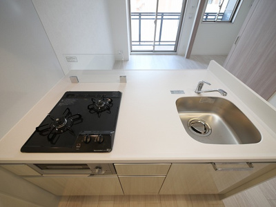 【キッチン】 | アドバンス大阪リーヴァ | きれいなキッチンです