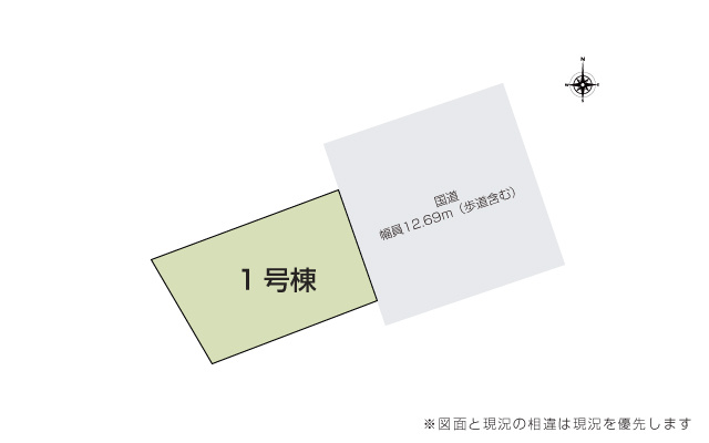 いろどりアイタウン豊田市栄町7丁目　全1棟　新築戸建の区画図