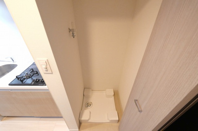 【設備】 | S-RESIDENCE高井田beleta | 洗濯機置き場です。