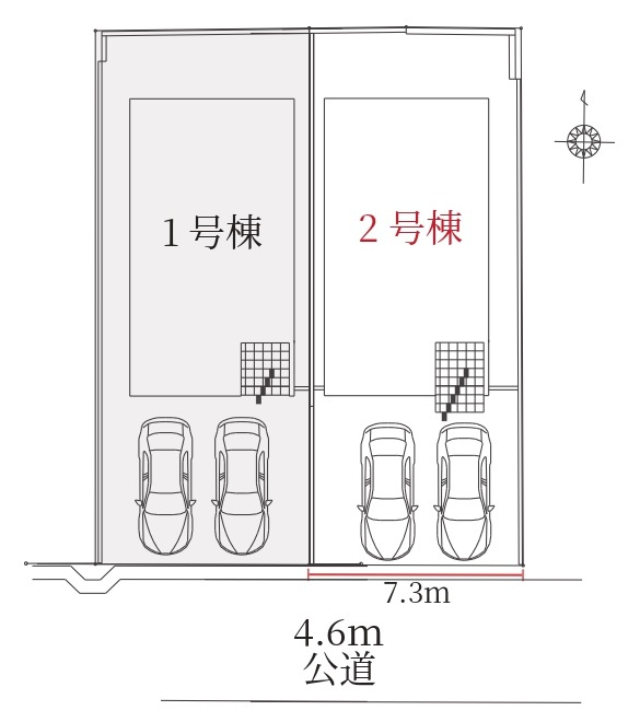 Terrechez刈谷市泉田町3期　全2棟　新築戸建の区画図
