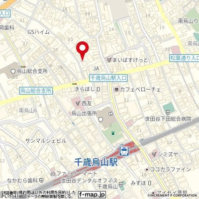 【地図】 | 烏山ダイカンプラザⅠ号館