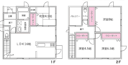 【間取り】 | 南区城南町東阿高 | ☆間取り図☆