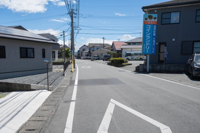 【前面道路含む現地写真】 | 熊本市北区清水新地2期