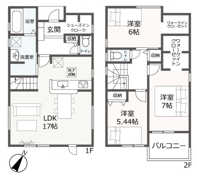 リーブルガーデン緑区大高町折戸　全3棟　新築戸建