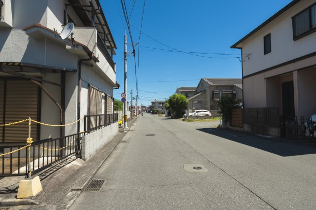 【前面道路含む現地写真】 | 熊本市中央区島崎